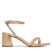 Sandały damskie - Sandały Aldo Boucliette 14344620 Złoty - miniaturka - grafika 1