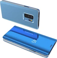 Etui i futerały do telefonów - cofi1453® Smart View Mirror Smart Cover Case Etui kompatybilne z Samsung Galaxy S9 Plus (G965F) Etui ochronne Clear Blue - miniaturka - grafika 1