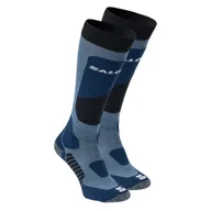 Skarpety termoaktywne - Skarpety wysokie SALOMON S/ACCESS 17440-P62CSW – Niebieski - miniaturka - grafika 1