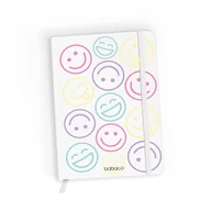 Notesy i bloczki - Notes w kratkę Positive vibes 002 Babaco Biały / Babaco - miniaturka - grafika 1