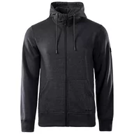 Bluzy sportowe męskie - Męska bluza Hi-Tec Silian II Rozmiar: XXL / Kolor: ciemnoszary - miniaturka - grafika 1