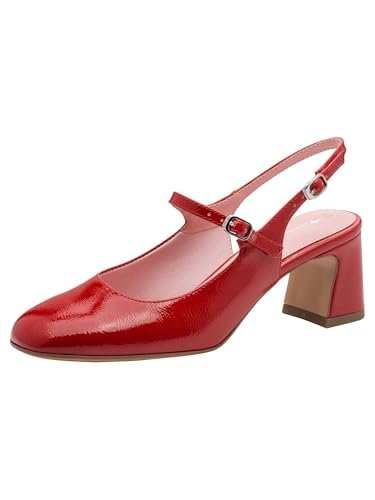 Tamaris Damskie czółenka Sling 1-29601-46, RED PATENT, 39 EU