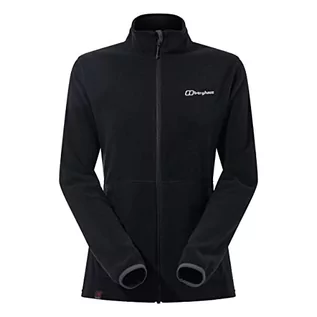 Kurtki damskie - Berghaus Damska kurtka polarowa Prism 2.0 mikrointeraktywna z zamkiem błyskawicznym Czarny Jet Black 16 4A001062BP6 - grafika 1