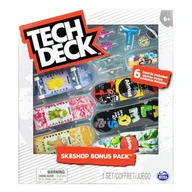 Samochody i pojazdy dla dzieci - Tech Deck zestaw Sk8Shop 6 deskorolek Bonus Pack Almost + akcesoria - miniaturka - grafika 1