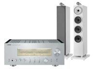Zestawy stereo - Yamaha A-S3200 (srebrny) + 702 S3 (biały) - miniaturka - grafika 1