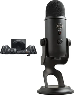Głośniki komputerowe Logitech Z906 980-000468 + Yeti USB Blackout 988-000229 - Głośniki komputerowe - miniaturka - grafika 1