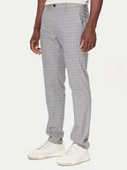 Spodnie męskie - BOSS Chinosy 50547722 Szary Slim Fit - miniaturka - grafika 1