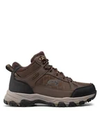 Botki męskie - Skechers Trapery Melano 204477/CHOC Brązowy - miniaturka - grafika 1