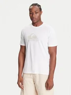 Koszulki męskie - Quiksilver T-Shirt Ev Comp Logo EQYZT08182 Biały Regular Fit - miniaturka - grafika 1