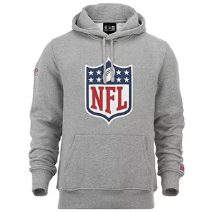 New Era bluza z kapturem z logo NFL, szary, XL 11073769_Gray_XL - Bluzy męskie - miniaturka - grafika 1