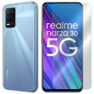 ETUI DO REALME NARZO 30 5G POKROWIEC 0.3mm + SZKŁO - Etui i futerały do telefonów - miniaturka - grafika 1