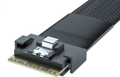 SuperMicro Supermicro Kabel Slimline x8 STR auf 2x Slimline x4 STR Kabel 60cm CBL-SAST-1261-100