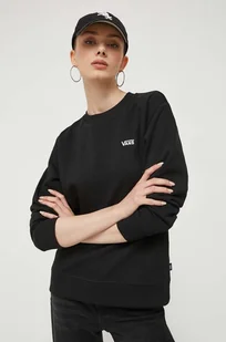 Vans bluza damska kolor czarny gładka - Bluzy damskie - miniaturka - grafika 1