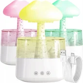 Nawilżacze powietrza - NAWIŻACZ POWIETRZA CHMURKA DESZCZ AROMATERAPIA LAMPKA NOCNA - miniaturka - grafika 1