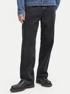 Spodnie męskie - Jack & Jones Jeansy Alex 12252762 Czarny Baggy Fit - miniaturka - grafika 1