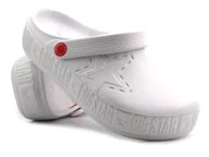 Klapki i japonki męskie - Klapki Męskie Big Star II175003 Clogsy Białe Sport - miniaturka - grafika 1