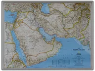 Mapy i plansze edukacyjne - National geographic, mapa ścienna Bliski Wschód Classic, 1:6 083 000, 77x59 cm - miniaturka - grafika 1
