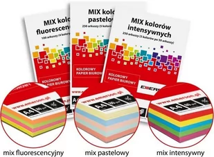 Emerson Papier kolorowy MIX A4/80g 5 kol. pastelowe - Papier do drukarek - miniaturka - grafika 1