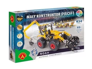 Alexander Mały konstruktor Profi Noah koparko ładowarka 5 w 1 - Zabawki konstrukcyjne - miniaturka - grafika 1