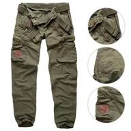 Spodnie sportowe męskie - Royal Surplus Surplus Surplus Spodnie Bojówki Traveler Slimmy Olive M 20808-4 - miniaturka - grafika 1
