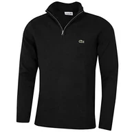 Swetry męskie - Lacoste Sweter męski, Czarny, M - miniaturka - grafika 1