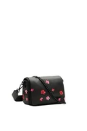 Torebki damskie - Desigual Women's Circa Gales Accessories PU Across Body Bag, czarna, czarny - miniaturka - grafika 1