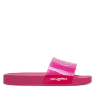 Buty dla dziewczynek - Klapki Karl Lagerfeld Kids Z30369 S Różowy - miniaturka - grafika 1