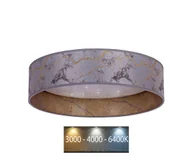 Lampy sufitowe - Brilagi - LED Plafon VELVET STAR LED/24W/230V śr. 40 cm szary/złoty - miniaturka - grafika 1