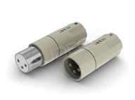 Złącza, przejściówki, adaptery - aeco AMI-1060R (2 szt.) męski i żeński wtyk XLR rodowany - miniaturka - grafika 1