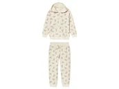 Spodnie i spodenki dla dziewczynek - lupilu® Dres dziecięcy z bawełny (110/116, Biały) - miniaturka - grafika 1