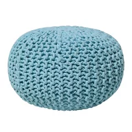 Taborety i hokery - Beliani Puf 40 x 25 cm jasnoniebieski CONRAD - miniaturka - grafika 1