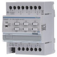 Hager Polo KNX e/s Elektroniczny sterownik grzewczy 6-kanałowy, 24/230 V AC TXM646T TXM646T