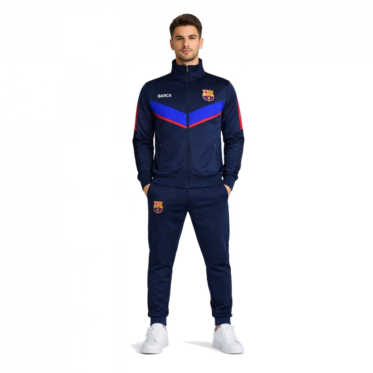 FC Barcelona dres męski Chandal Barca Iconic 5002CHIC XXL granatowy