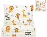 Pościel dla dzieci - Pościel 100x135 do łóżeczka dziecięca bawełna 100% zwierzęta zoo - miniaturka - grafika 1