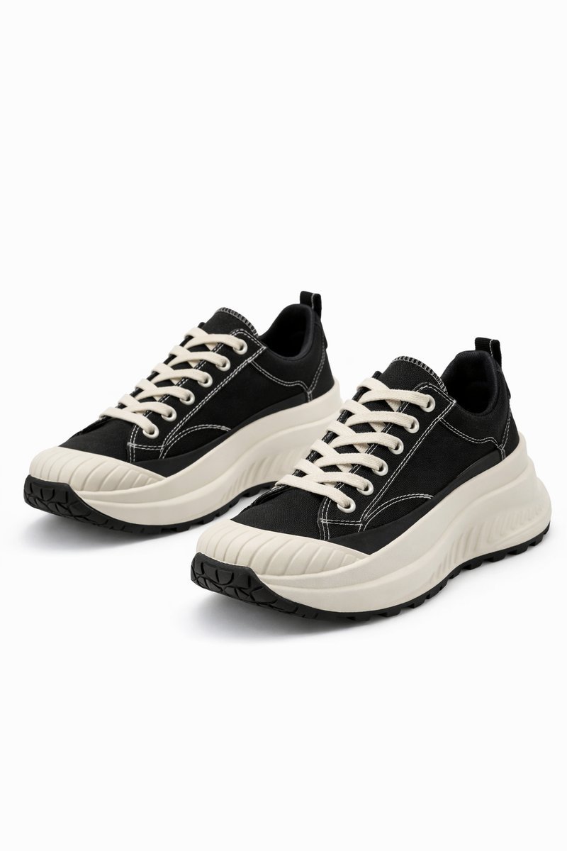 CONVERSE CZARNE SPORTOWE MĘSKIE TRAMPKI Z BIAŁĄ PODESZWĄ 43 1I2C