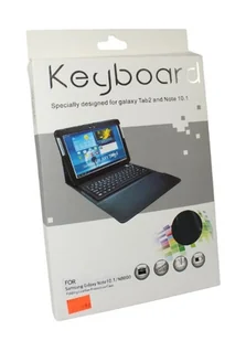Przenośna Klawiatura Bluetooth Ze Skórzanym Futerałem Motel SAMSUNG GALAXY NOTE 10.1/N8000 - Notesy i bloczki - miniaturka - grafika 3