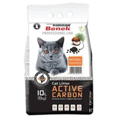 Żwirek dla kotów - Super Benek z Węglem Aktywnym 10l - miniaturka - grafika 1