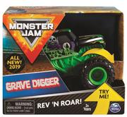 Samochody i pojazdy dla dzieci - Spin Master Pojazd MONSTER JAM Auto Warczące opony Grave Digger - miniaturka - grafika 1
