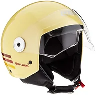 Kaski motocyklowe - NZI Vintage 3 kask bez płci, Triband Cream & Gold S - miniaturka - grafika 1