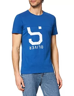 s.Oliver T-shirt męski, Niebieski (Blue 5538), L - Koszulki męskie - miniaturka - grafika 1