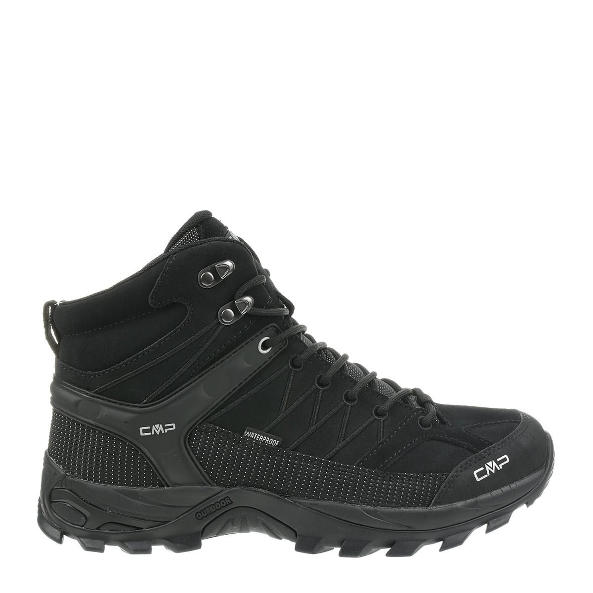 CMP Męskie buty trekkingowe Rigel Mid Shoe Wp, czarny, 46 EU