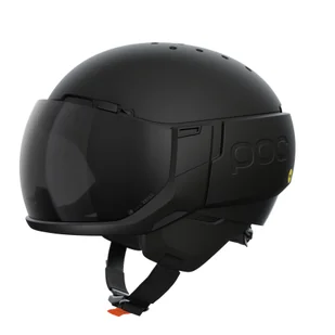 POC Levator MIPS, kask narciarski z daszkiem, czarny uran matowy - Kaski narciarskie - miniaturka - grafika 1