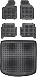 Zestaw dywaniki i mata gumowa do Volkswagen Touran I 2003-2010 - Dywaniki samochodowe Zestaw dywaniki i mata gumowa do Volkswagen Touran I 2003-2010 - Dywaniki samochodowe - miniaturka - grafika 1