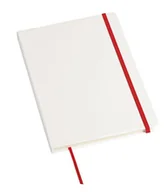 Notesy i bloczki - Notes AUTHOR w formacie A5, biały, czerwony - miniaturka - grafika 1