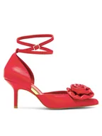 Czółenka - Eva Minge Szpilki ROSE-V1520-15 Czerwony - miniaturka - grafika 1