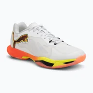 Buty sportowe męskie - Buty do piłki ręcznej PUMA Vantage Nitro Game On puma white/glowing red/ultra blue WYSYŁKA W 24H 30 DNI NA ZWROT - miniaturka - grafika 1