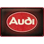 Tablice i flipcharty - 22326 Plakat 20x30 Audi Logo Red Shine - miniaturka - grafika 1