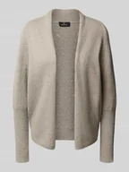 Swetry damskie - Kardigan z cekinowym obszyciem - miniaturka - grafika 1