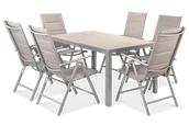 Meble ogrodowe - Zestaw ogrodowy SYDNEY Silver/Taupe - miniaturka - grafika 1
