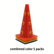 Inne - TEMU Wielofunkcyjny Wiaderko z Flagą do Treningu Sprytności w Piłce Nożnej, Sprzęt Sportowy z Przeszkodami, Wiatroszczelny Stożek z Flagą - miniaturka - grafika 1